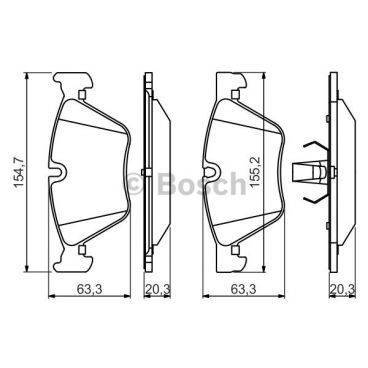 Set placute frana