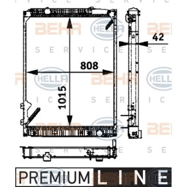 Radiator racire cu apa