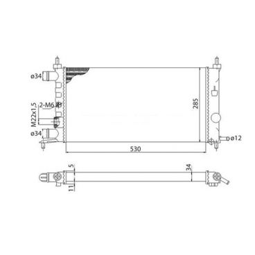 Radiator racire cu apa