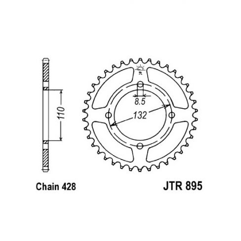 Pinion spate