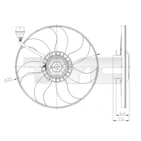 Ventilator radiator