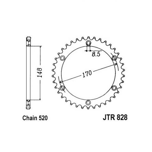 Pinion spate