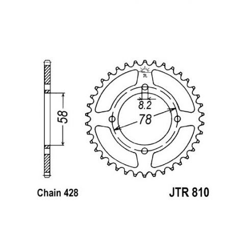 Pinion spate