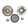 Clutch kit with dual mass flywheel and pneumatic bearing