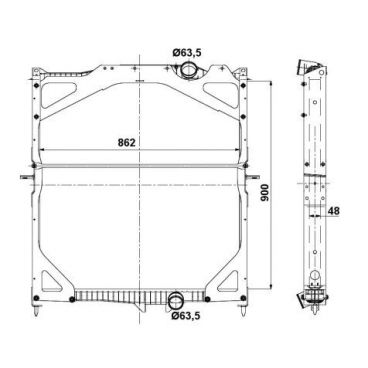 Radiator racire cu apa