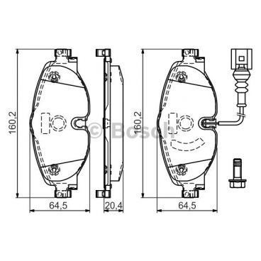 Set placute frana