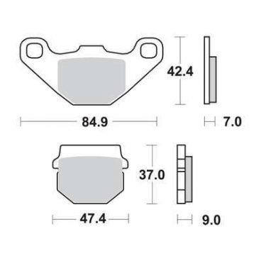 Placute frana