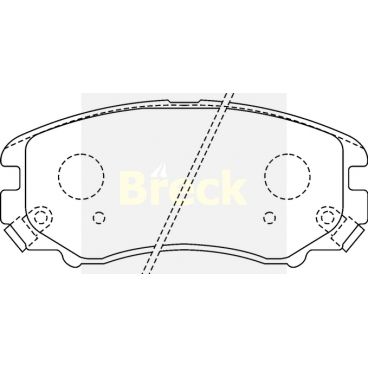 Set placute frana