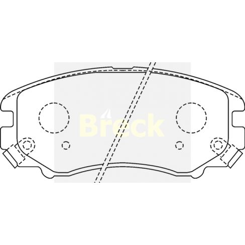 Set placute frana