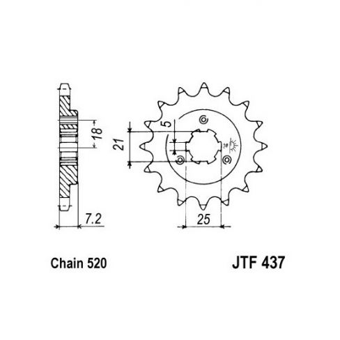 Pinion fata