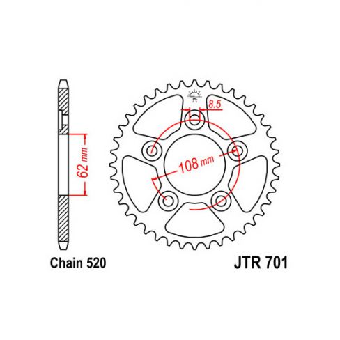 Pinion spate