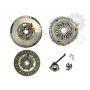 Clutch kit with dual mass flywheel and pneumatic bearing