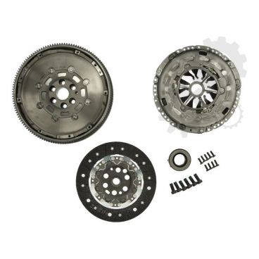 Clutch kit with dual mass flywheel and bearing