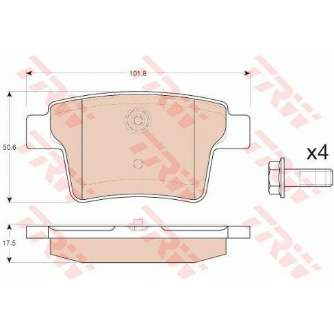 Set placute frana