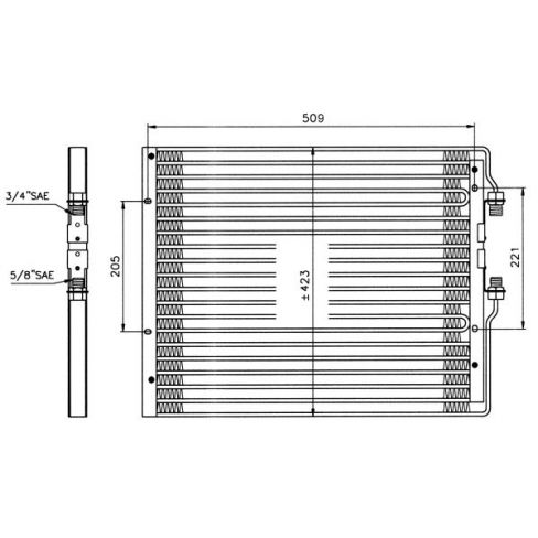 Radiator aer conditionat