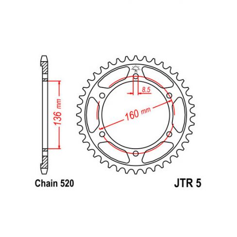 Pinion spate