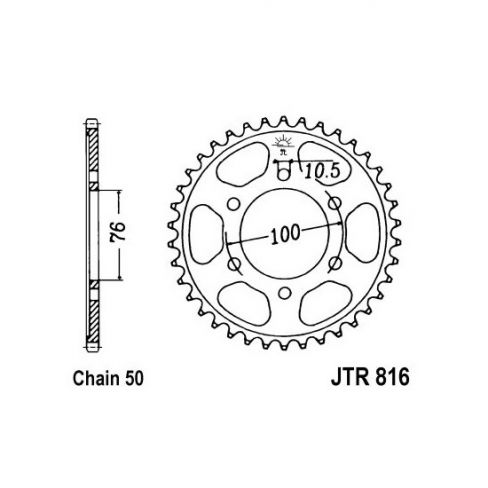 Pinion spate