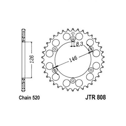 Pinion spate