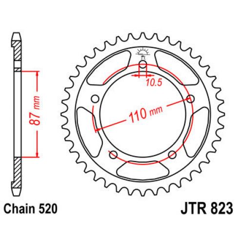 Pinion spate