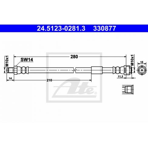 Furtun elastic frana