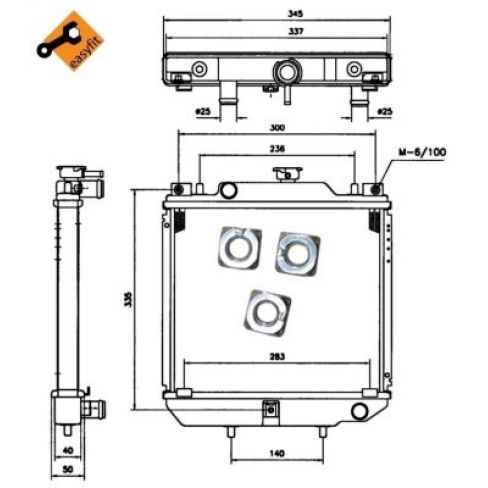 Radiator racire cu apa