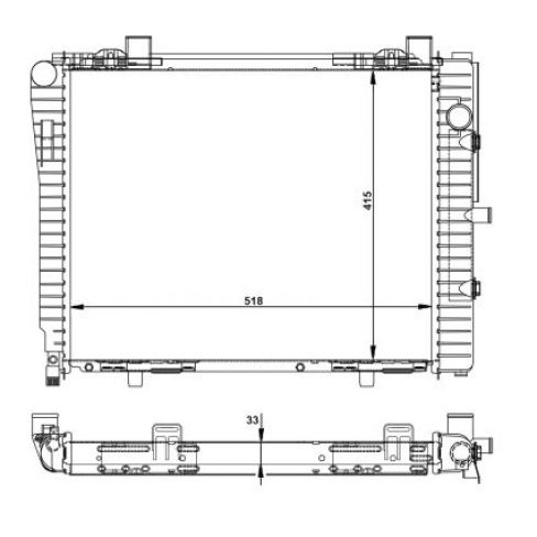 Radiator racire cu apa