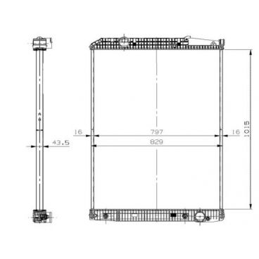 Radiator racire cu apa