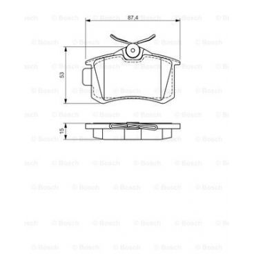 Set placute frana