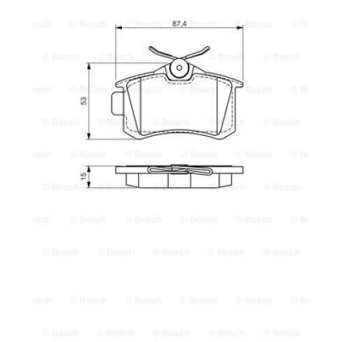 Set placute frana