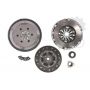 Clutch kit with dual mass flywheel and pneumatic bearing