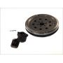 Clutch kit with dual mass flywheel and pneumatic bearing