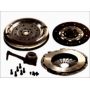 Clutch kit with dual mass flywheel and pneumatic bearing